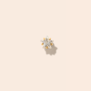 Single Seren Flat Back Stud Earring