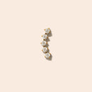 Single Elle Flat Back Stud Earring