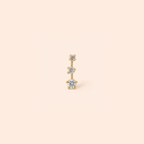 Single Mila Flat Back Stud Earring