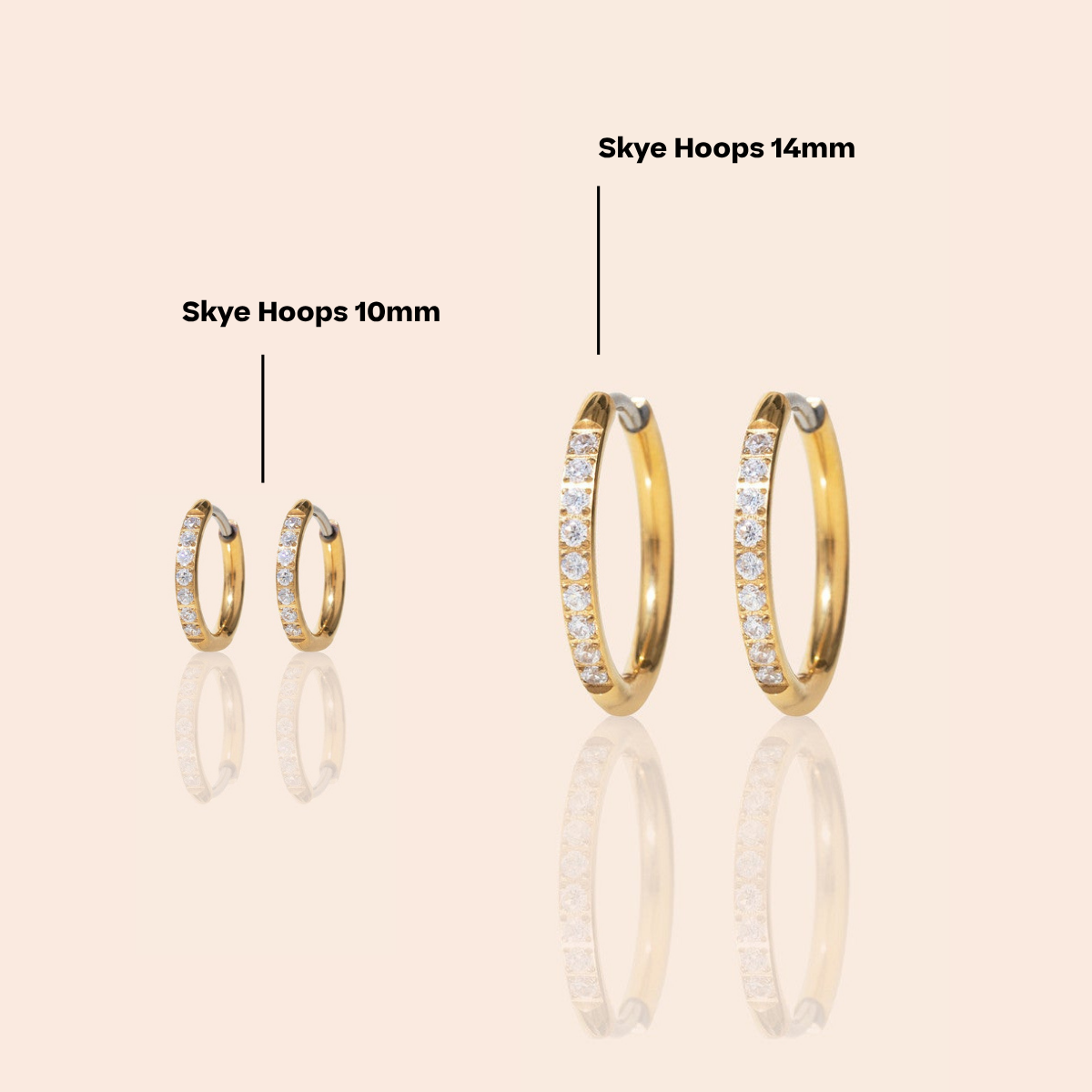 Pavé Hoops Stack