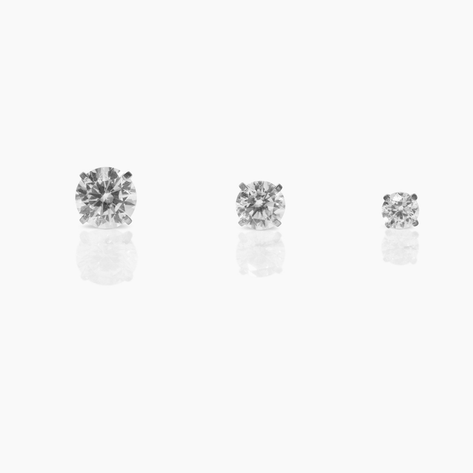Celeste Stud Series - 2mm to 5mm - Pair