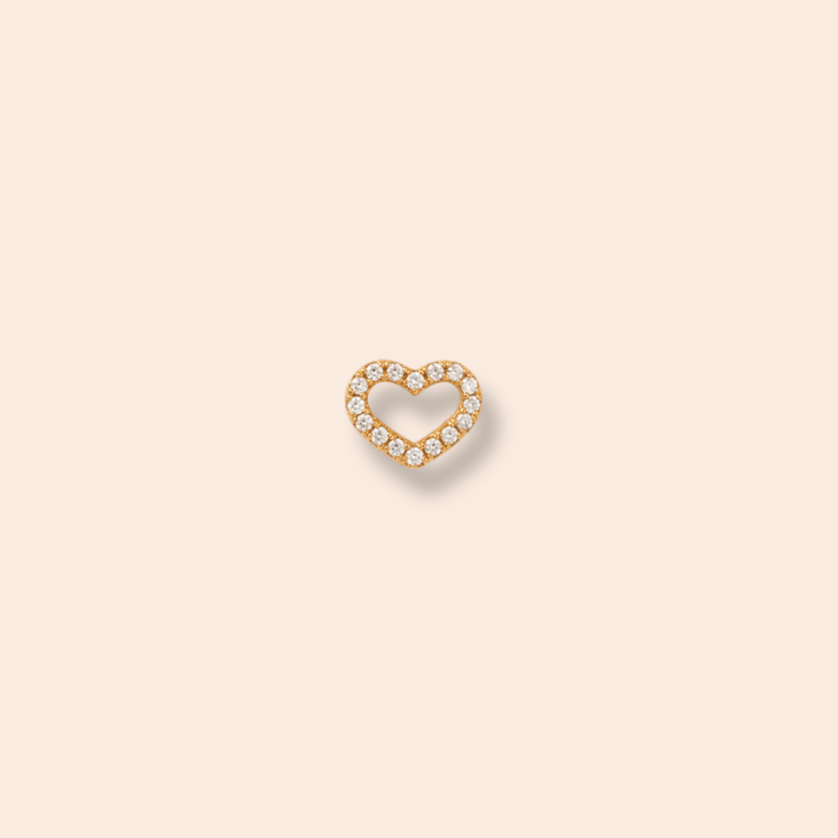 Single Kora Flat Back Stud