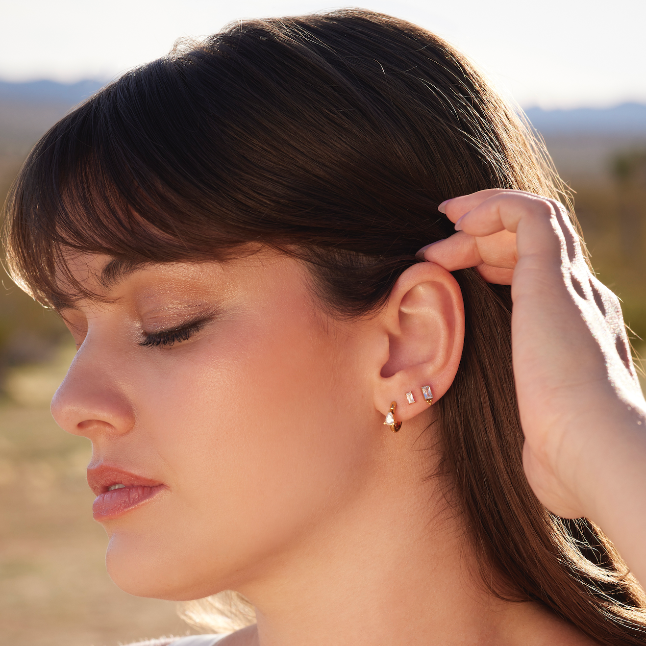 Single Nano Bijou Flat Back Stud
