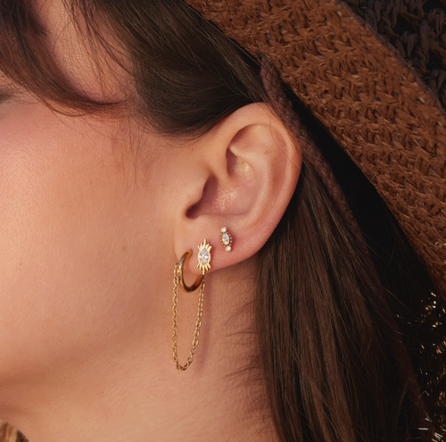 Mini Jane Hoop Earrings