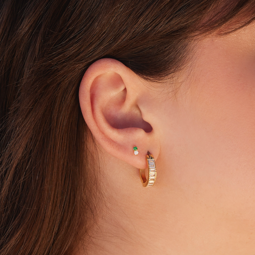 Single Nano Coco Flat Back Stud