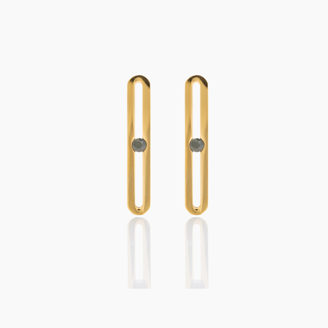 Bella Onyx Studs