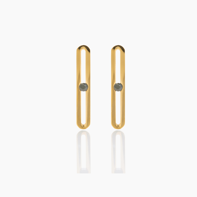 Bella Onyx Studs