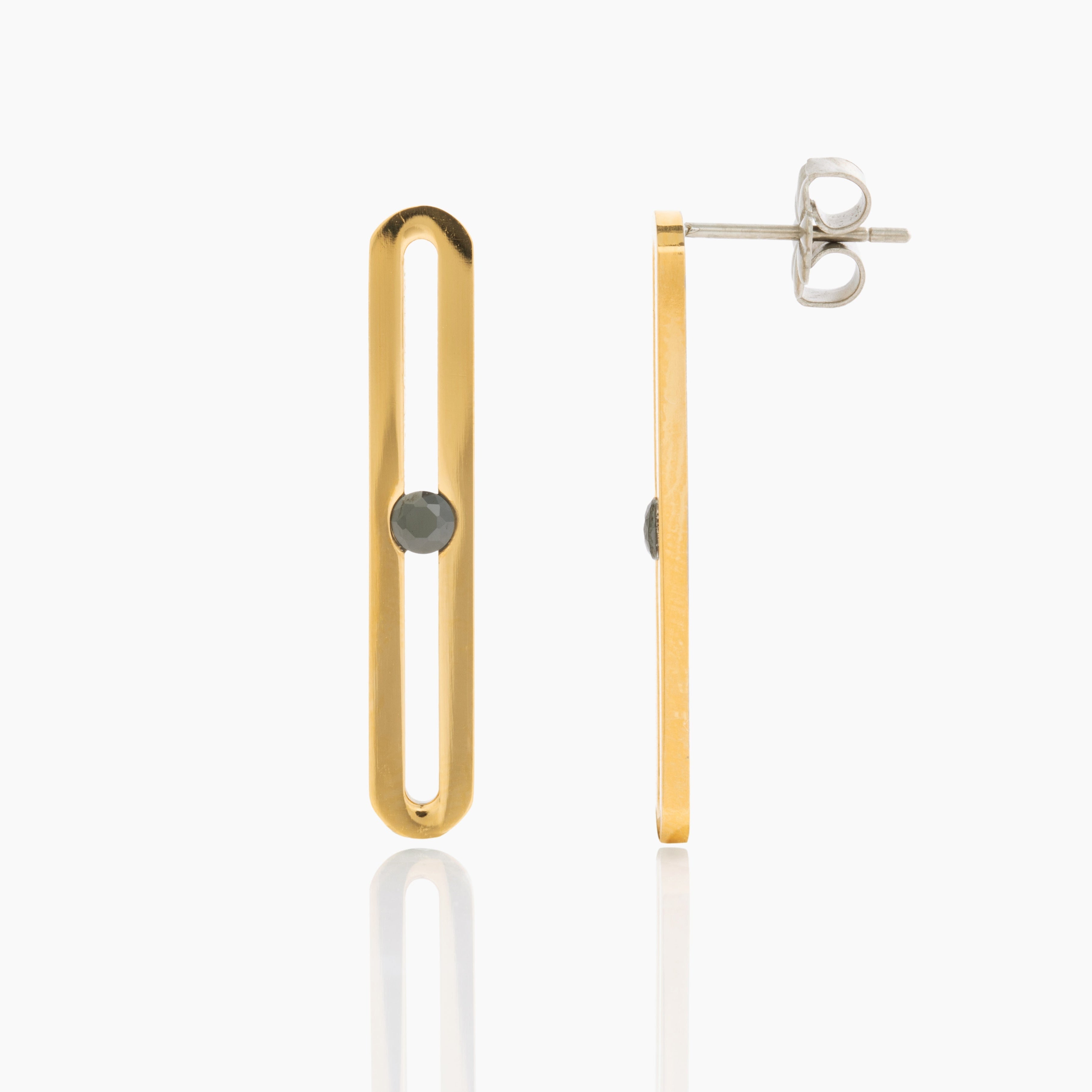 Bella Onyx Studs