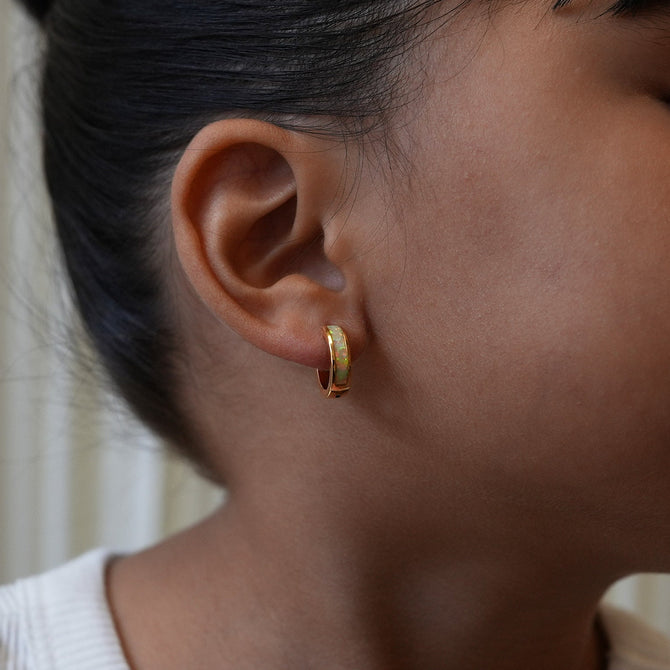 Cecile Hoop Earrings