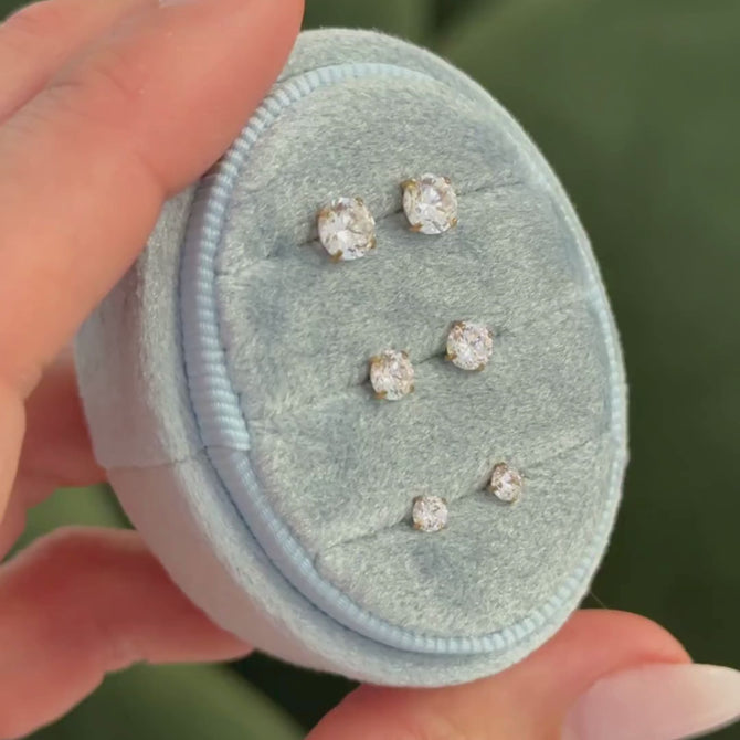 Martini Stud Earrings