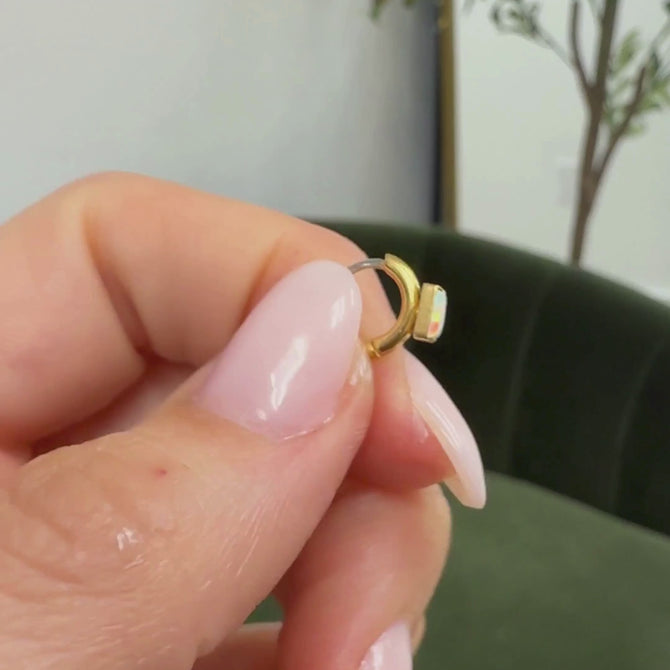 Single Fiore Hoop Earring