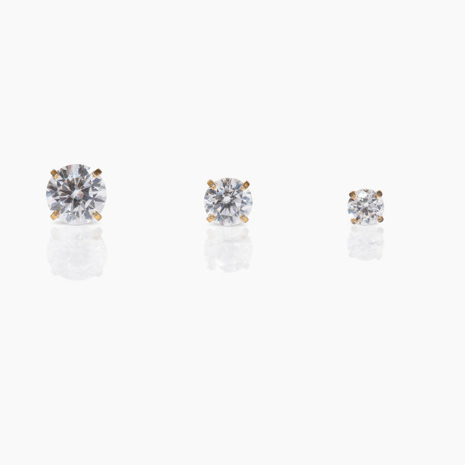 Celeste Stud Series - 2mm to 5mm - Pair