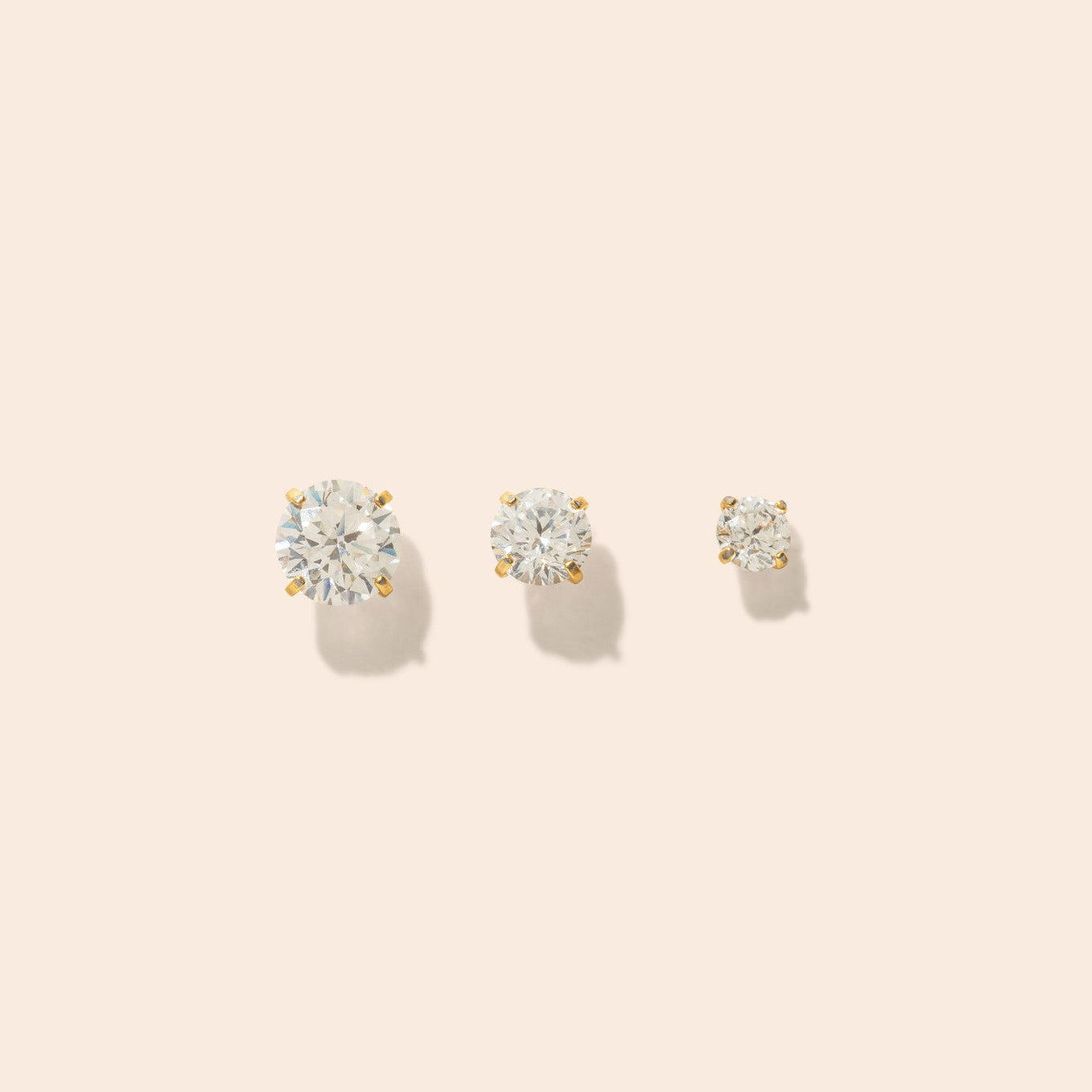 Celeste Stud Series - 2mm to 5mm - Pair