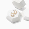 hypoallergenic gold crystal bridal earrings 