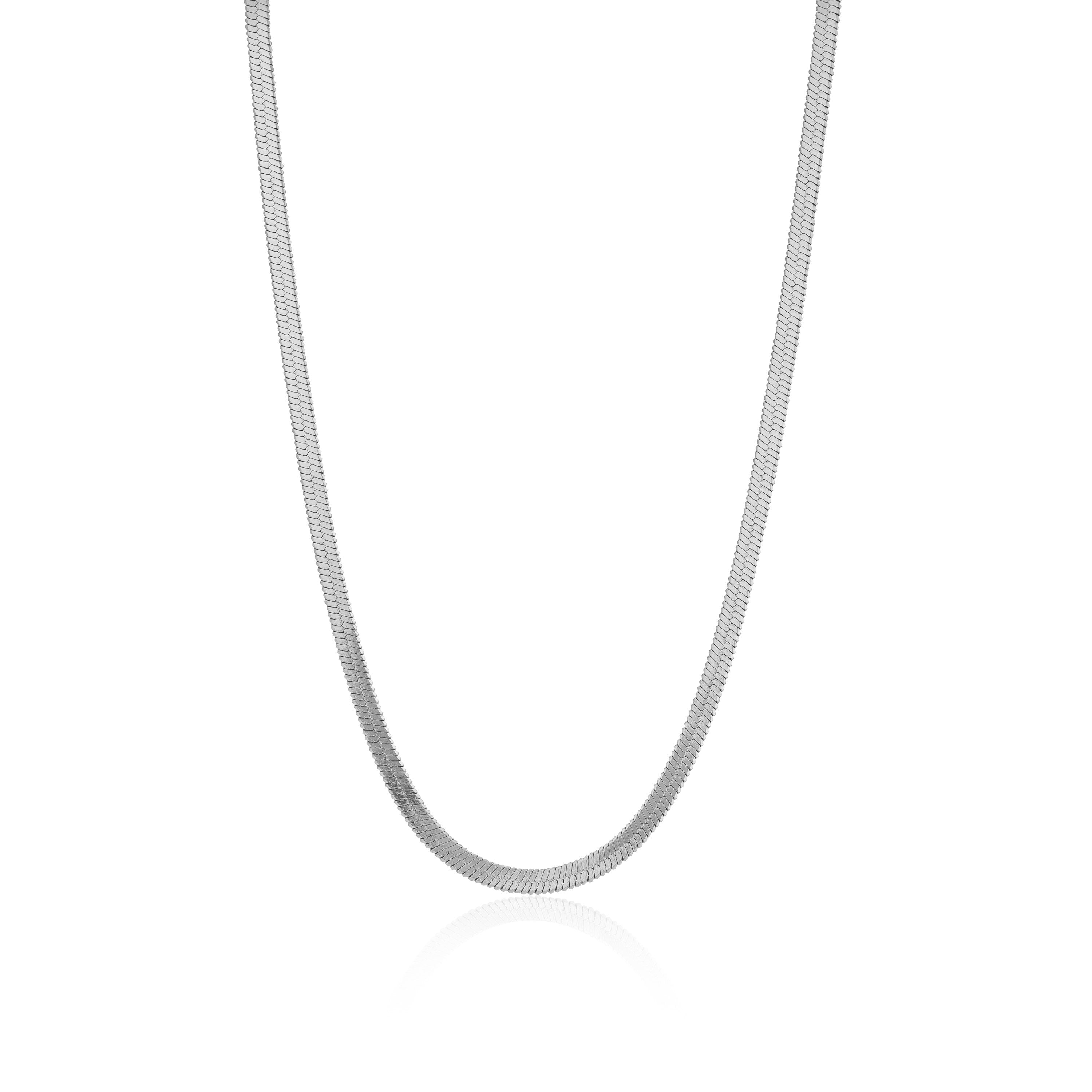 z_new_HERRINGBONE NECKLACE | Necklace | Tini Lux ||TLW01NHerrS