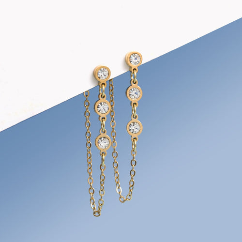 gold titanium bridal jewelry for sensitive skin ||all